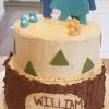 Bear shower cake